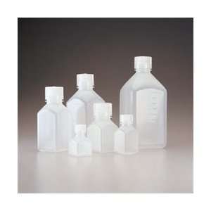   Graduated Square Bottles, Polypropylene, 16 oz (500mL), case/125