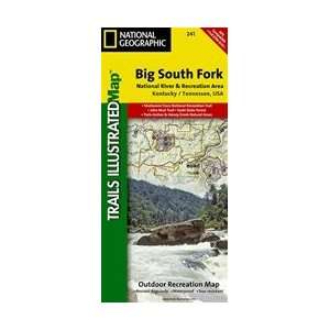  Nat Geo Big South Fork National Recreation Area Trail Map 