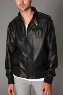 Urban Outfitters   Members Only Faux Leather Bomber Jacket customer 