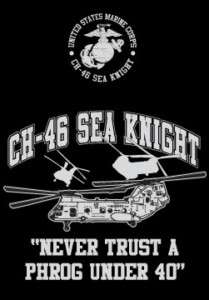 Marine Corps CH 46 Sea Knight helicopter M   XXL shirt  