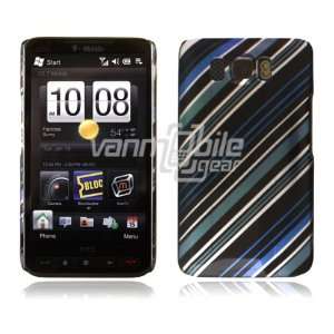  BLUE BLACK 1 PC CASE FOR T MOBILE HTC HD2 + LCD SCREEN 