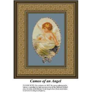  Cameo of an Angel Cross Stitch Pattern PDF  