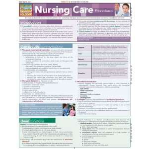  BarCharts  Inc. 9781423203018 Nursing Care Procedures 
