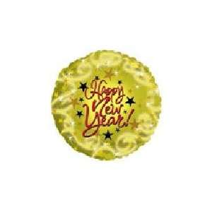  18 New Year Gold Dust   Mylar Balloon Foil Health 