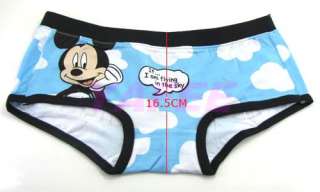 Cartoon Mickey Mouse Women Underwear brief shorts 1Size  