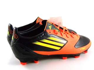   Fg Black/Orange/Yellow Soccer Futball Cleats Boots Men Shoes  