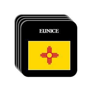  US State Flag   EUNICE, New Mexico (NM) Set of 4 Mini 