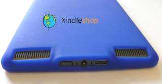 NEW BLUE  Kindle TOUCH Silicone GEL Case Cover Skin  