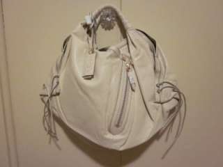   Anthropologie Heather Oversized Hobo Leather Handbag   Parchment $425