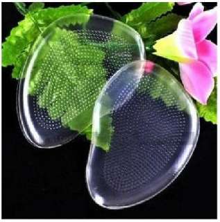 pairs Invisible Heel Feet Silicone Gel care Cushion Pad Insole Front 