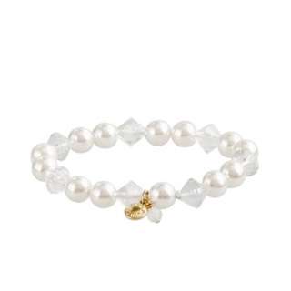 Girls pearl and crystal bracelet   jewelry   Girls jewelry 