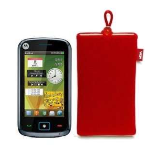   Genuine Mofi Fashion Pouch for Motorola EX128/EX245   RED Electronics