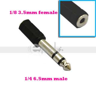   To 6.5mm 1/4 Male Jack Stereo Headphone Adapter Male plug  