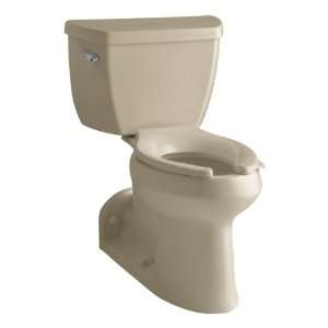   Comfort Height Toilet with Right Hand Trip Lever & Lock, Mexican Sand