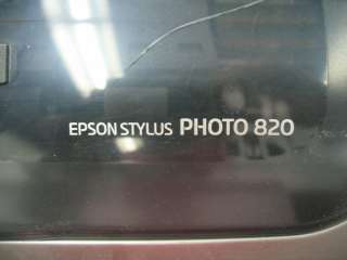 Epson Stylus Photo 820 Inkjet Printer B163A USB/PAR  