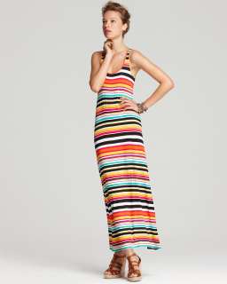 Aqua Dress   Racerback Stripe Maxi Dress   Contemporary 