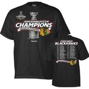   NHL Stanley Cup Champions Silver Cup Roster T Shirt
