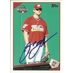 Josh Johnson Signed Marlins 2009 Topps Update ASG Card