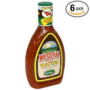 Western French With Bacon Flavor Dressing, 16 Ounce Units (Pack of 6 
