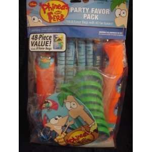  Phineas & Ferb Party Favor Pack  48 Piece Value Toys 