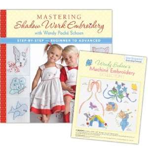 CD & BOOK MASTERING SHADOW WORK EMBROIDERY BY W. SHOEN  