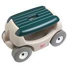   SEAT WHEELED STORAGE CONTAINER CARRIER PLANTING GARDEN WAGON CART NEW
