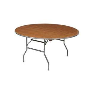 Advanced Seating Round Plywood Folding Table   Size 72 Diameter (Set 