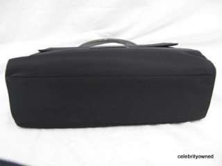 Prada Black Nylon Frame Style Handbag  