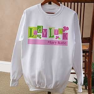  Personalized Womens Sweatshirts   Lady Luck Sports 