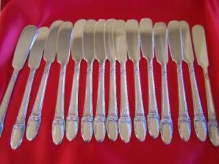 FIRST LOVE 1847 Rogers Bros Silverplate Flatware Set 181 Antique 