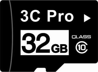 3C Pro 32GB 32G microSD microSDHC SD Card CLASS 10 R10b  