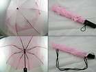 NEW PINK FOLD UP WIND RESISTANT PROOF UMBRELLA, WITH CO