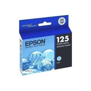EPSON T125220 Ink Cyan Smudge Fade Water Resistant For Long Lasting 