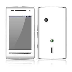  Sony Ericsson Xperia X8 Decal Skin Sticker   Simply White 