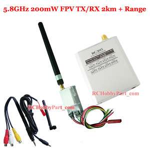 Micro FPV 5.8Ghz Video A/V Transmitter RX 2.0Km Rrange  