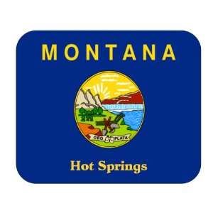 US State Flag   Hot Springs, Montana (MT) Mouse Pad 