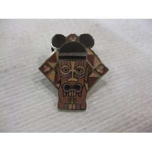    Disney Pin Brown Tiki with Mouse Ears (3 of 3) Toys & Games