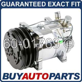 CHROME SANDEN 4509 4510 6664 STYLE AC COMPRESSOR NEW  