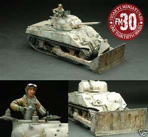 Figarti Miniatures US Sherman Tank Winter Dozer ETA 025  