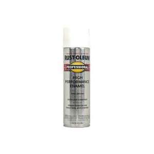 15 Oz White Flat High Performance Enamel Spray Paint 7590 838 [Set of 
