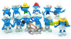 The SMURFS 2.5 Cute Figure Collectible New Toy 12PCS QT1452  