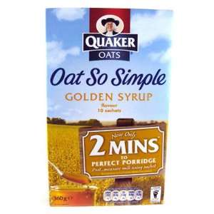 Quaker Oat So Simple Golden Syrup 360g Grocery & Gourmet Food