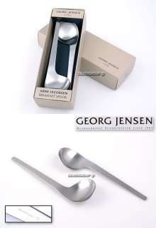 Georg Jensen LIVING 2 Pieces Of AJ Breakfast Spoons  