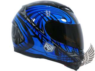 Smoke Shield Visor PGR Helmet Full Face StreetBike 500  