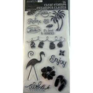  Hampton Art Luau Clear Stamps Arts, Crafts & Sewing