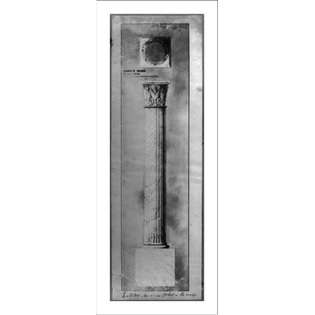 Historic Print (M) [Column of corn capitol in U.S. Capitol by B.H 