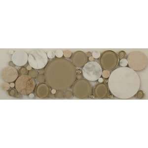   Series Glossy & Frosted Glass and Stone Tile   18174