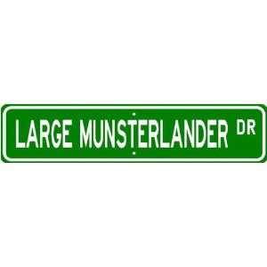  Large Munsterlander STREET SIGN ~ High Quality Aluminum 