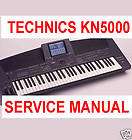 technics kn 5000 kn5000 repair service manual paper returns not