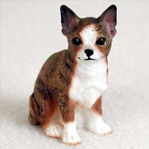  Chihuahua Miniature Dog Figurine   Brindle